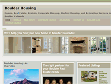 Tablet Screenshot of boulderhousing.com